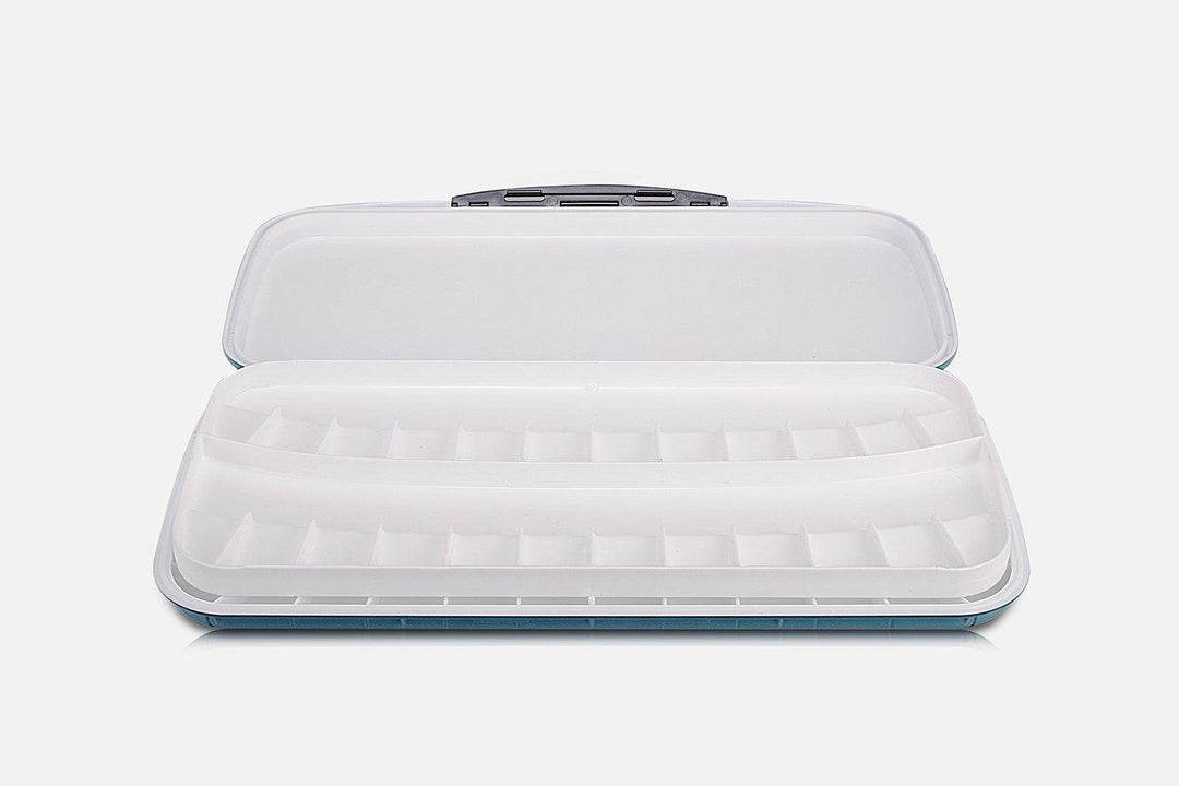 Lisslune | Teal Portable Double Deck Watercolor Palette for On-the-Go Artists