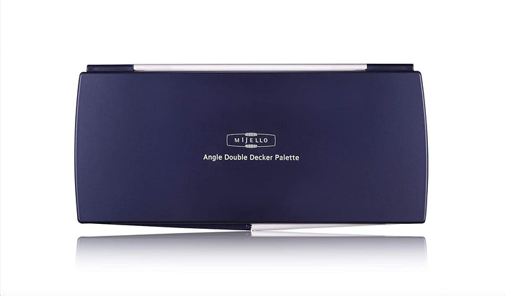 Lisslune | Portable Three-Layer Watercolor Palette in Ocean Blue - 52 Wells for Creative Artists