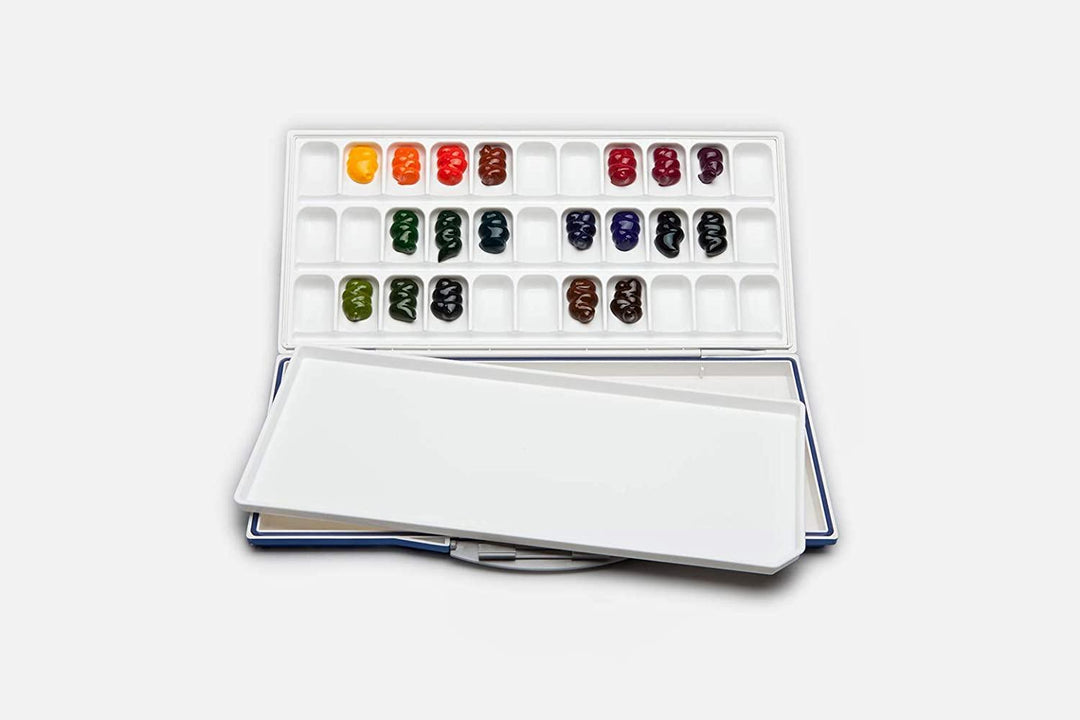 Lisslune | Mijello MWP-3033 Fusion 33-Well Watercolor Palette - Ultimate Art Storage Set