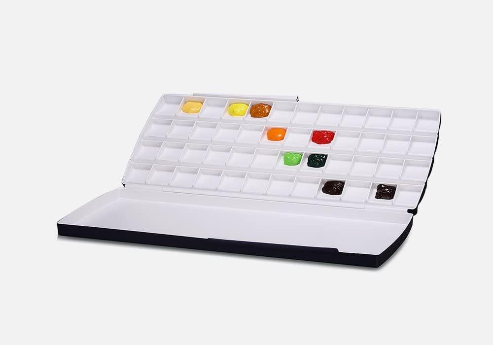 Lisslune | 72-Well Double-Deck Watercolor Palette for Inspired Artistic Creations