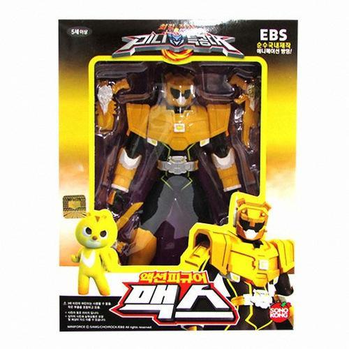 Lisslune | MINI FORCE Robot Adventure Heroes - Set of 4 Action Figures: Bolt, Max, Semi, and Lucy