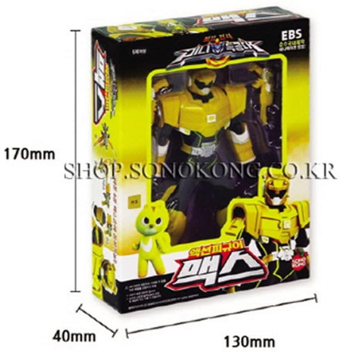 Lisslune | MINI FORCE Gel Max Robot Action Figure - Sonokong Korean Animation Collectible with Posing Joints and Combat Accessories