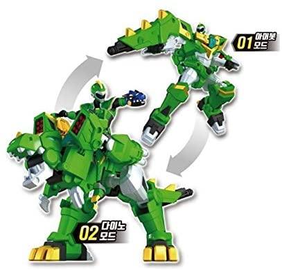 Lisslune | Mini Force Dino Power TyraJacky Transformation robot toy