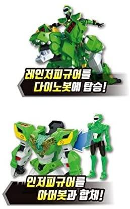 Lisslune | Mini Force Dino Power TyraJacky Transformation robot toy