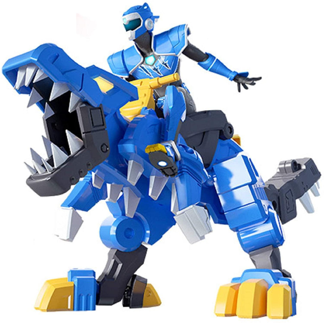 Lisslune | Tyraka Transformable Tyrannosaurus Adventure Action Figure - Mini Power Dino Toy