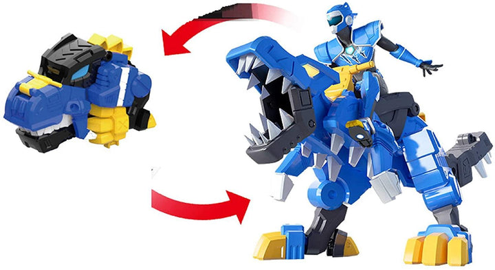 Lisslune | Tyraka Transformable Tyrannosaurus Adventure Action Figure - Mini Power Dino Toy