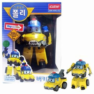 Lisslune | Robocar Poli Bucky 4-Inch Adventure-ready convertible robot building set