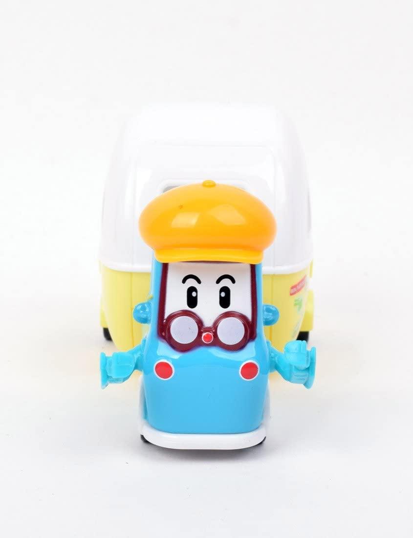Lisslune | Robocar Poli Diecast Adventure Camp Set with Academy Model Vehicle #S83405