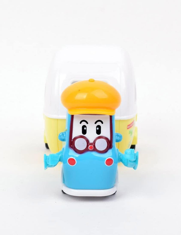 Lisslune | Robocar Poli Diecast Adventure Camp Set with Academy Model Vehicle #S83405