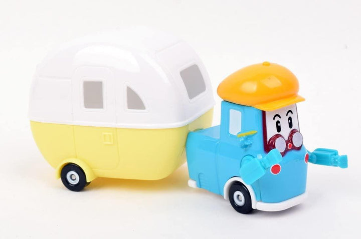 Lisslune | Robocar Poli Diecast Adventure Camp Set with Academy Model Vehicle #S83405