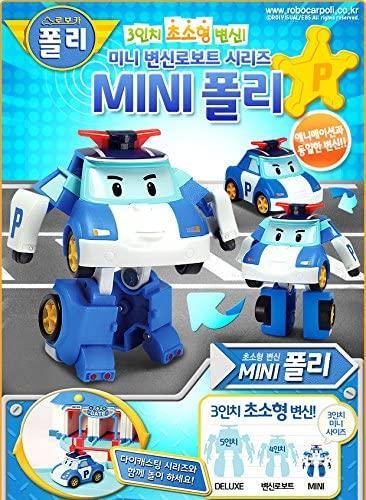 Lisslune | Dynamic Mini Robocar Poli Rescue Team Adventure Set: Transformable Robots for Epic Play Fun