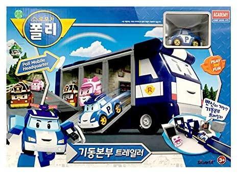 Lisslune | Robocar Poli Mobile Transforming Adventure Playset with Diecast Vehicle