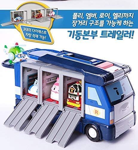 Lisslune | Robocar Poli Mobile Transforming Adventure Playset with Diecast Vehicle