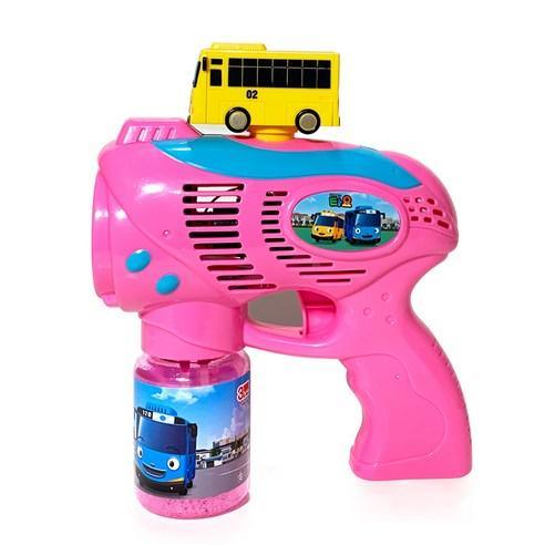 Lisslune | Lani the Pink Bus Musical Bubble Blaster - Automatic Bubble Gun for Ultimate Fun and Tayo Melodies