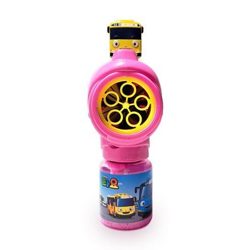 Lisslune | Lani the Pink Bus Musical Bubble Blaster - Automatic Bubble Gun for Ultimate Fun and Tayo Melodies