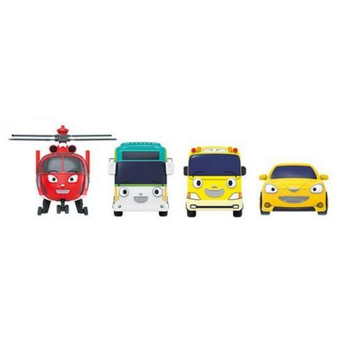 Lisslune | Tayo the Little Bus Adventure Mini Car Collection with AIR, PEANUT, CHILD, and SHINE