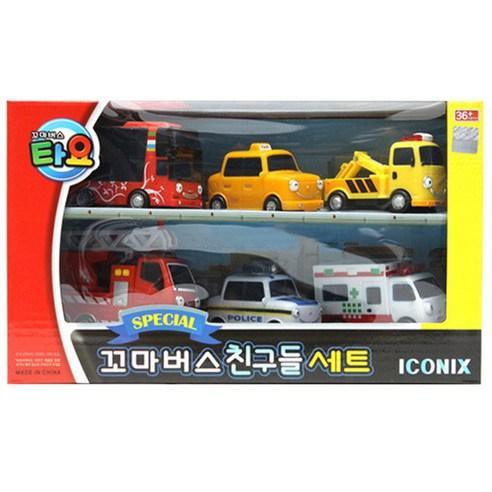 Lisslune | Tayo's Mini Bus Adventure Crew - 6 Character Playset