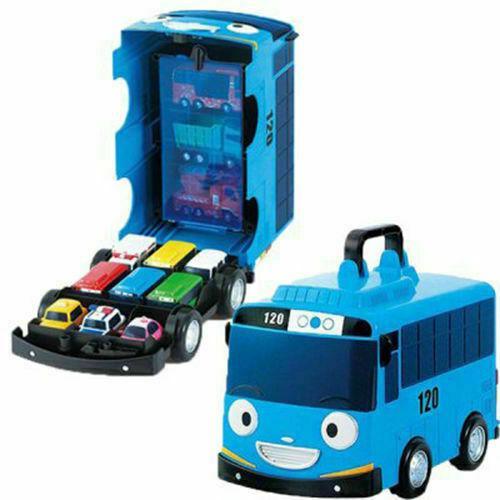Lisslune | Tayo & Friends Mini Car Storage Carrier with Personalization Stickers - Ultimate Organization Solution
