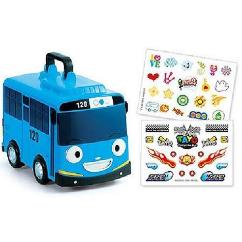 Lisslune | Tayo & Friends Mini Car Storage Carrier with Personalization Stickers - Ultimate Organization Solution