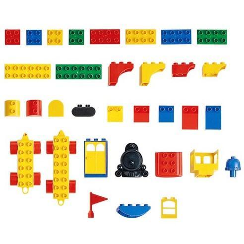 Lisslune | Imaginative Builders: 79-piece Oxford Block Set with Figures and Fun Stickers