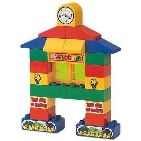 Lisslune | Imaginative Builders: 79-piece Oxford Block Set with Figures and Fun Stickers