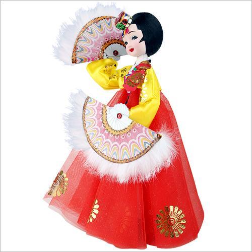 Lisslune | Korean Fandans Hanbok Doll - 26cm Cultural Heritage
