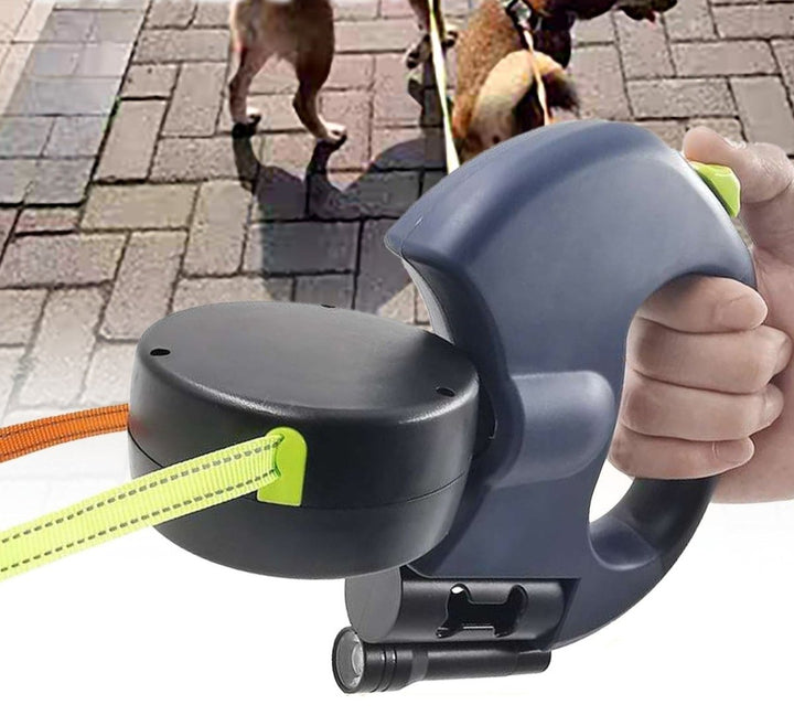 Lisslune | PROPET DUO – Dual Retractable Dog Leash with LED Flashlight
