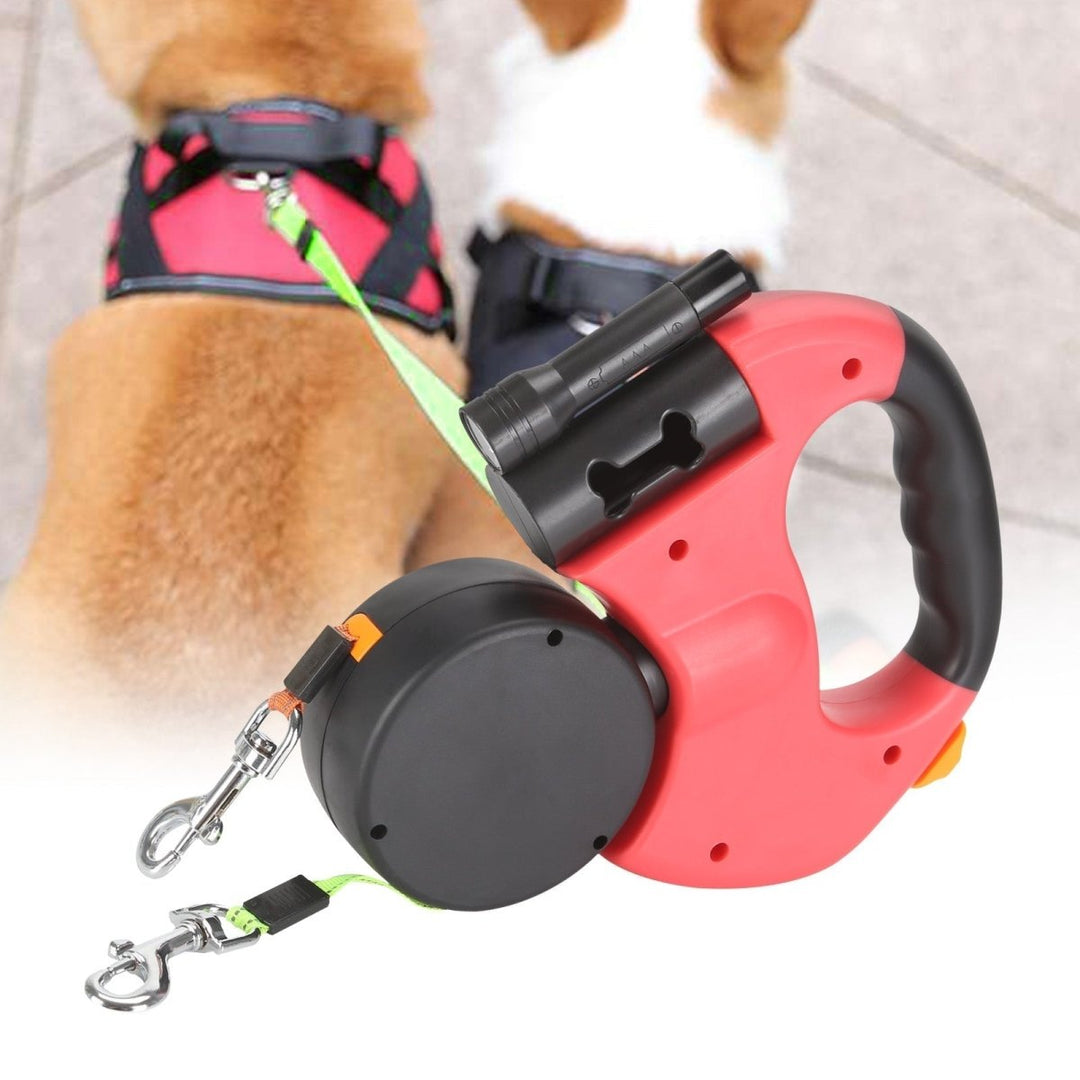 Lisslune | PROPET DUO – Dual Retractable Dog Leash with LED Flashlight