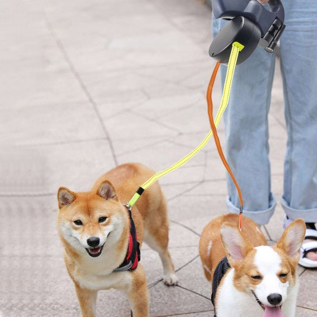 Lisslune | PROPET DUO – Dual Retractable Dog Leash with LED Flashlight