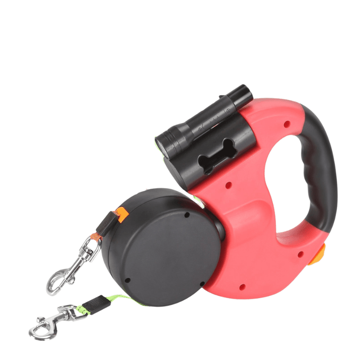 Lisslune | PROPET DUO – Dual Retractable Dog Leash with LED Flashlight