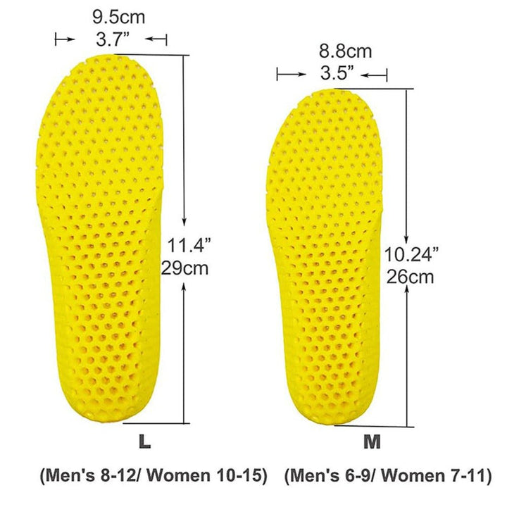 Lisslune | Prorunner Insoles – Comfort Inserts for Barefoot Shoes with Breathable Cushioning
