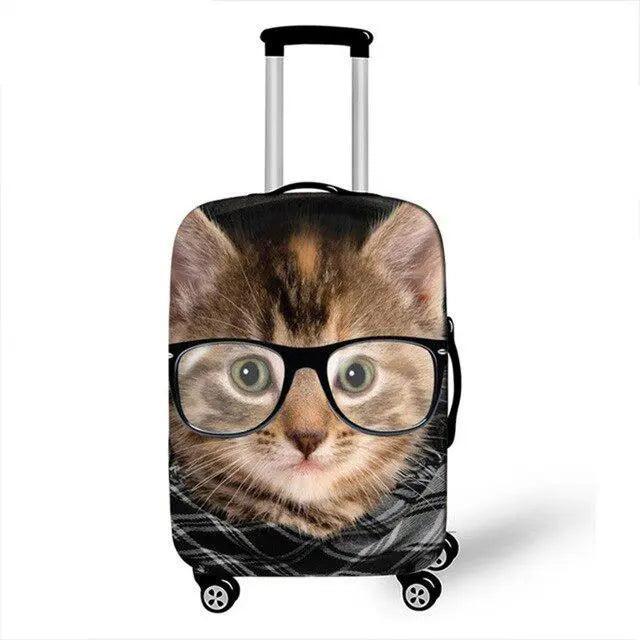 Lisslune | Enchanting Unicorn Neoprene Luggage Cover for 18-32 Inch Luggage