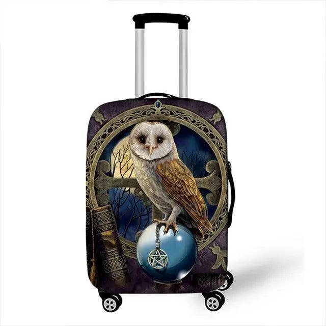 Lisslune | Enchanting Unicorn Neoprene Luggage Cover for 18-32 Inch Luggage