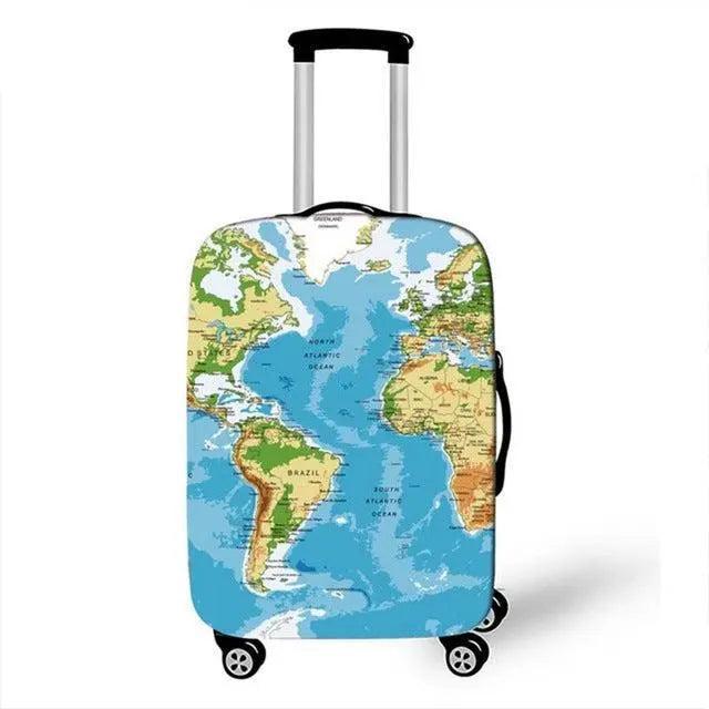 Lisslune | Enchanting Unicorn Neoprene Luggage Cover for 18-32 Inch Luggage