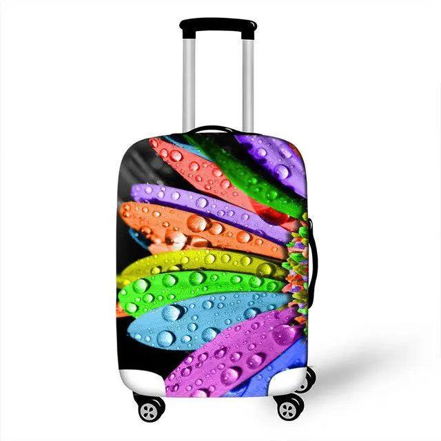 Lisslune | Enchanting Unicorn Neoprene Luggage Cover for 18-32 Inch Luggage