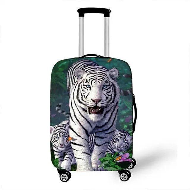 Lisslune | Enchanting Unicorn Neoprene Luggage Cover for 18-32 Inch Luggage