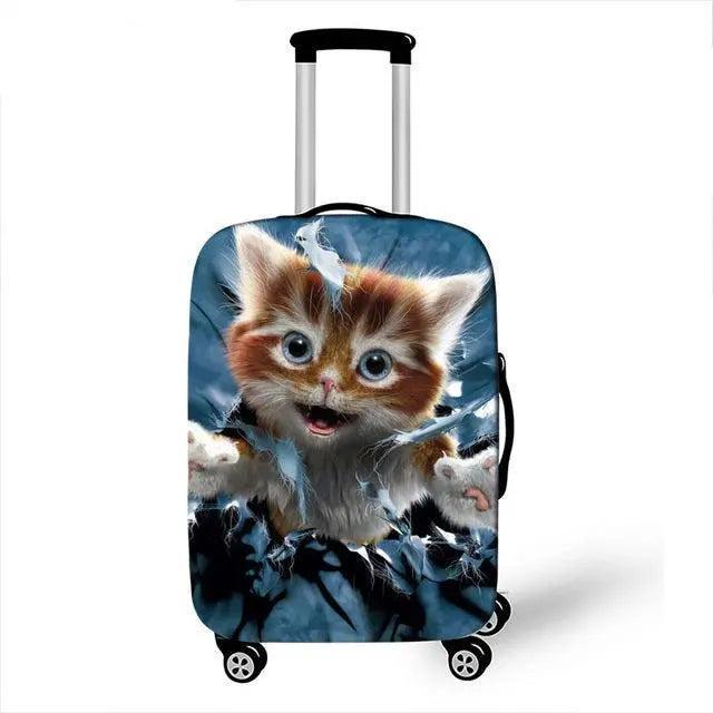 Lisslune | Chic Animal Print XL Luggage Protector - Your Ultimate Travel Defense
