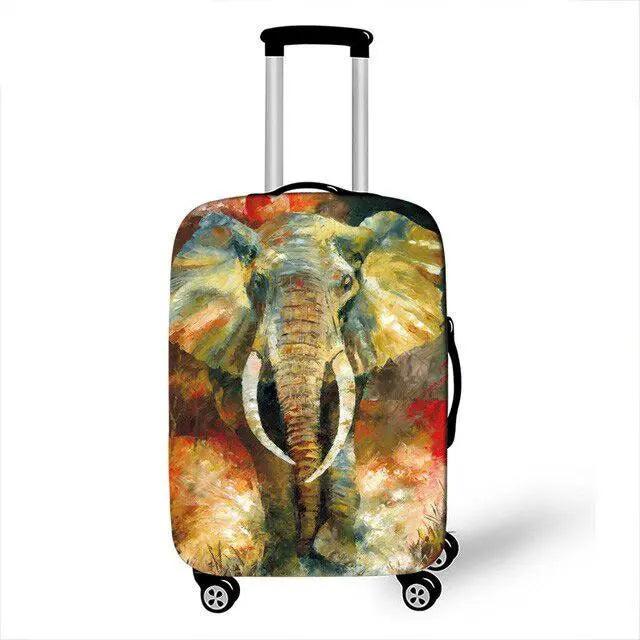 Lisslune | Chic Animal Print XL Luggage Protector - Your Ultimate Travel Defense
