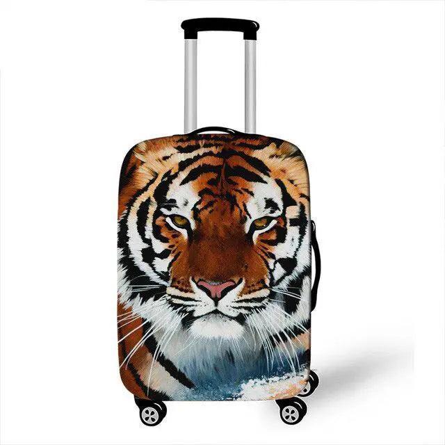 Lisslune | Chic Animal Print XL Luggage Protector - Your Ultimate Travel Defense