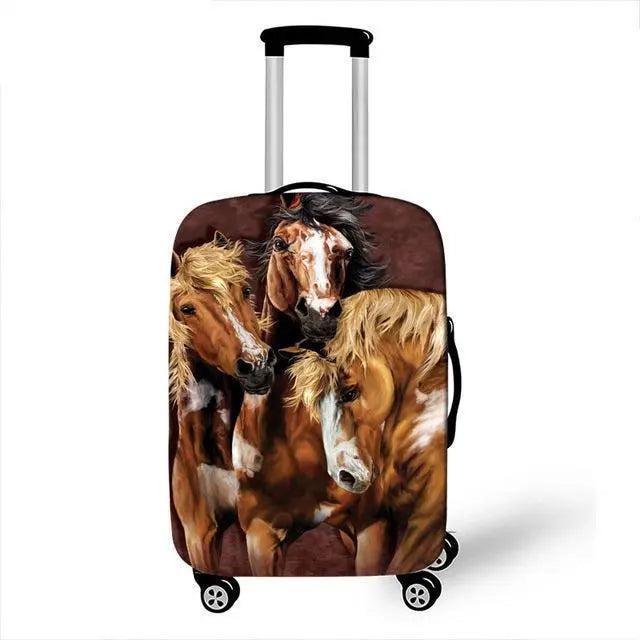 Lisslune | Chic Animal Print XL Luggage Protector - Your Ultimate Travel Defense