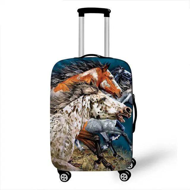 Lisslune | Chic Animal Print XL Luggage Protector - Your Ultimate Travel Defense