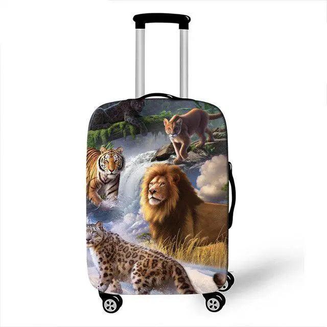 Lisslune | Chic Animal Print XL Luggage Protector - Your Ultimate Travel Defense