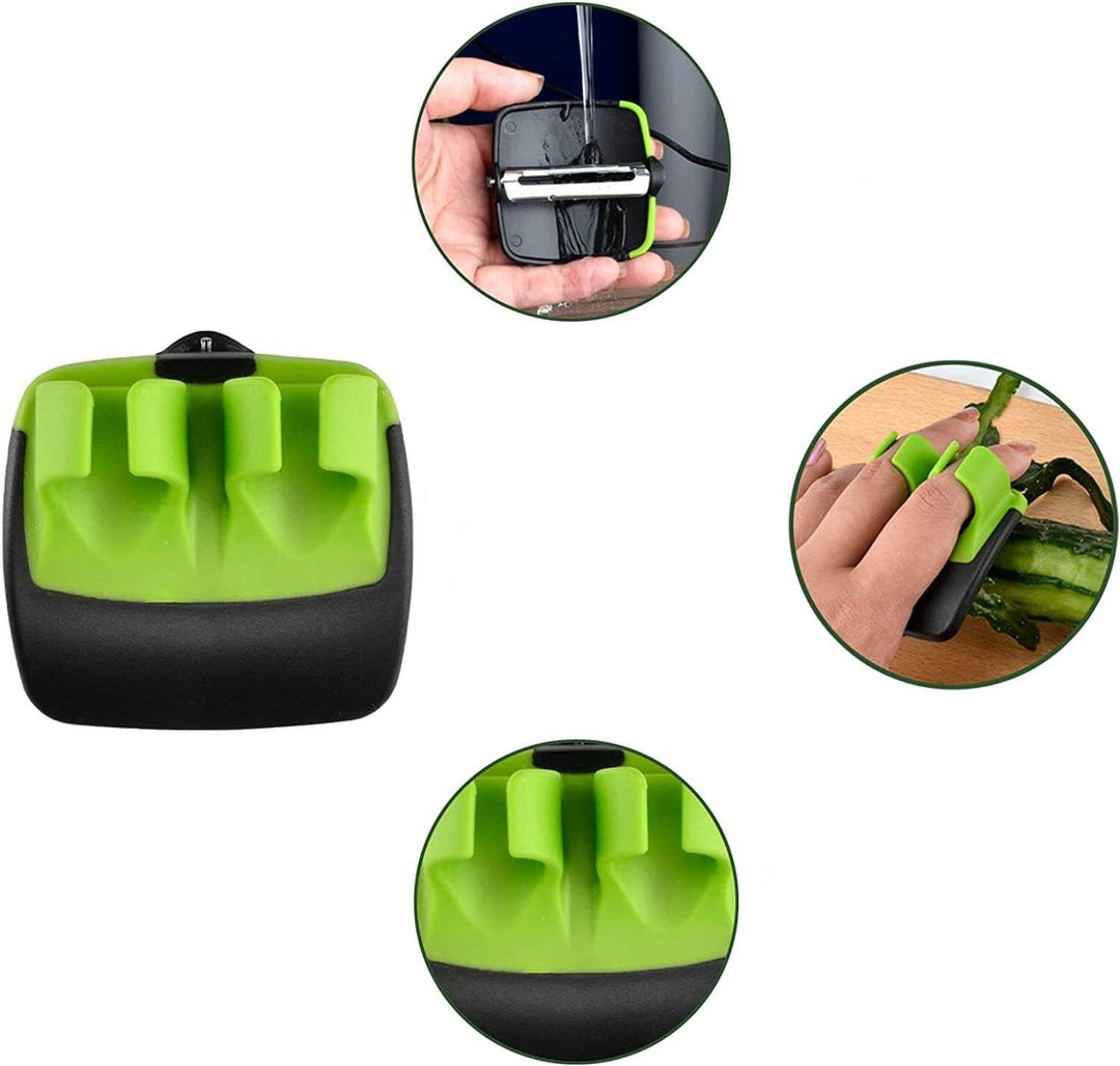 Lisslune | Protective Vegetable Peeler – FingerGuard