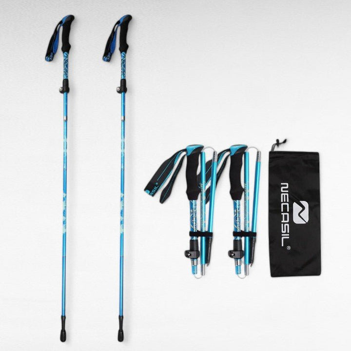 Lisslune | Ergonomic Trekking Poles | Ultra-Light, Adjustable & Anti-Slip Grips for Hiking, Trekking & Backpacking Adventures