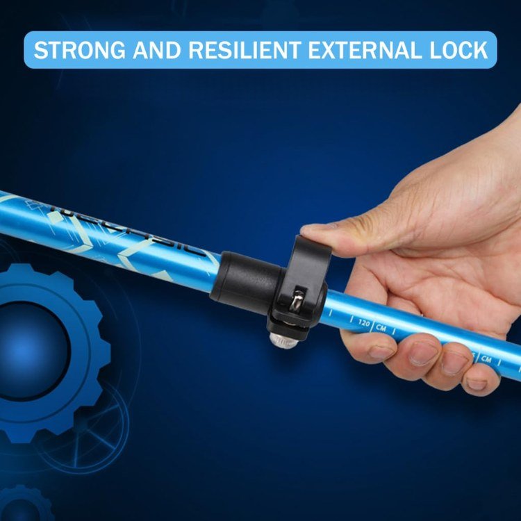 Lisslune | Ergonomic Trekking Poles | Ultra-Light, Adjustable & Anti-Slip Grips for Hiking, Trekking & Backpacking Adventures