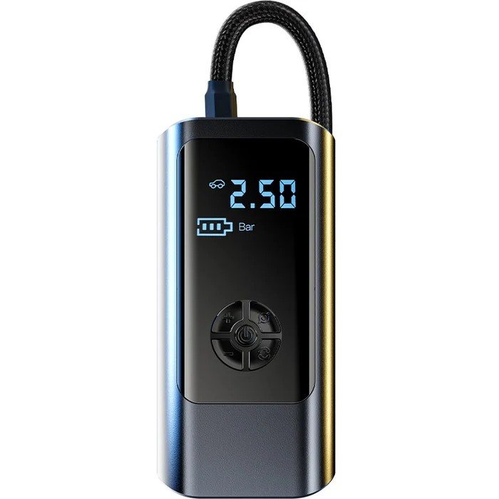 Lisslune | PowerPump Wireless Air Compressor – 150 PSI Tire Pump with Digital Display & LED