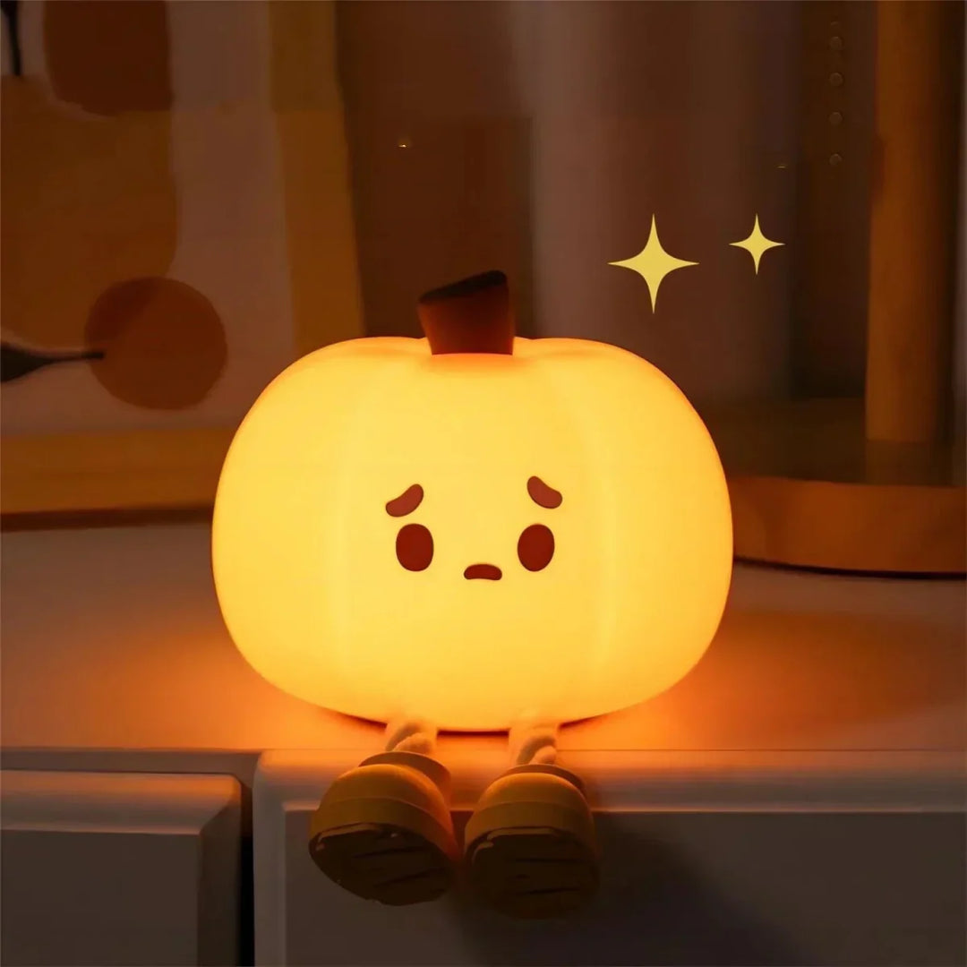 Lisslune | Pumpkinshape – Soothing pumpkin-shaped night light for relaxed children’s sleep