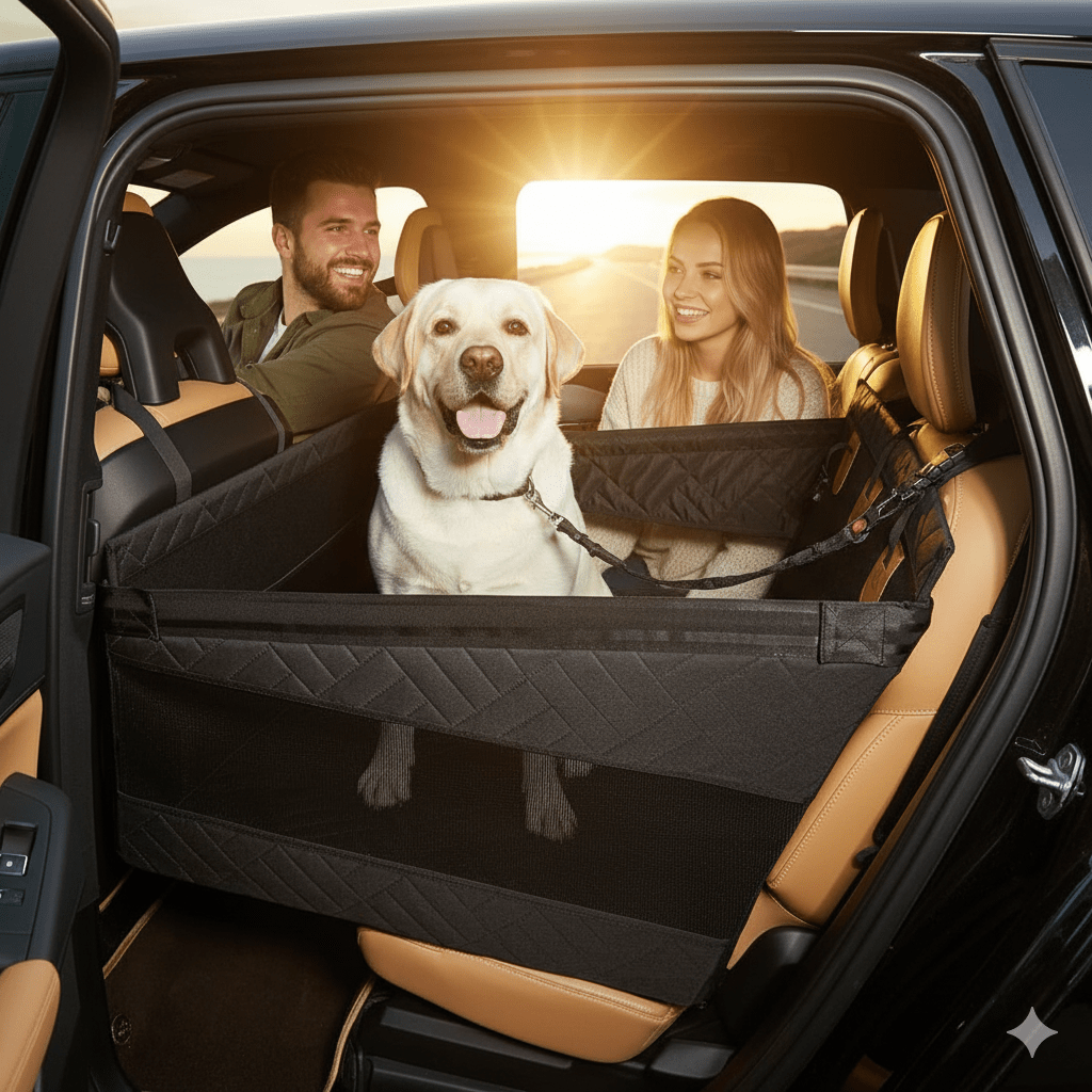 Lisslune | PUPPPROTECTOR Plus – Waterproof Memory Foam Car Seat Mat for Dogs