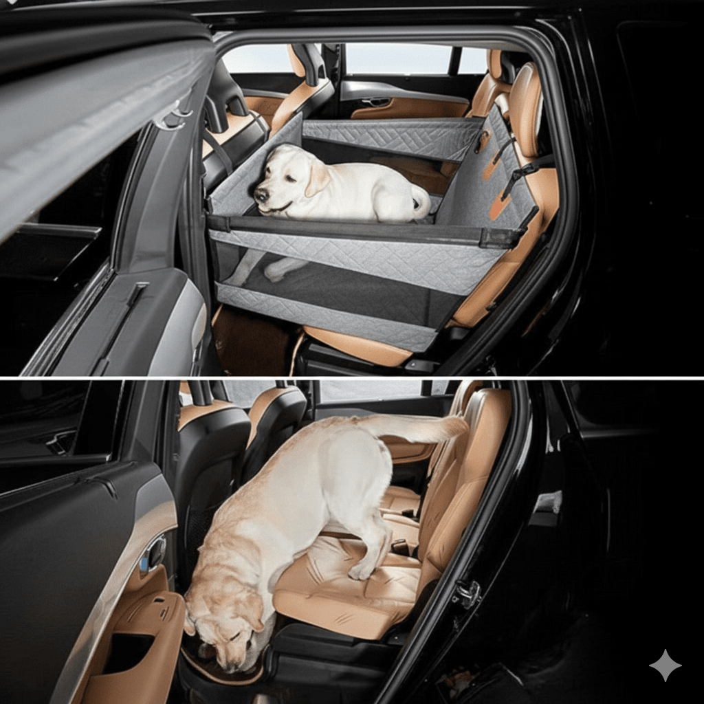 Lisslune | PUPPPROTECTOR Plus – Waterproof Memory Foam Car Seat Mat for Dogs
