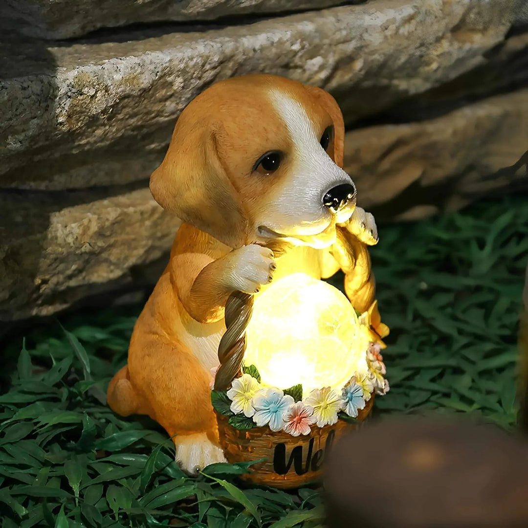 Lisslune | PuppyGlow – Solar-powered lake lamp with cute puppy design